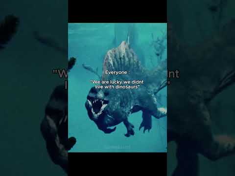 If Humans Met Dinosaurs, It’d Be Over. 😳  #prehistoricanimals #dinosaur