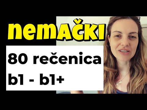 KURS NEMAČKOG ZA VIŠI NIVO- B1-B1+ - 80 REČENICA ZA KOMINIKACIJU I RAZGOVOR -RAZLIČITE TEME