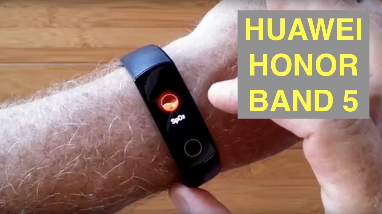 Фитнес браслет Huawei Honor Band 5 (Global Version), черный