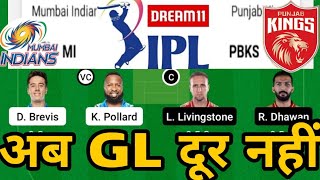 MI vs PBKS Dream11, MI vs PBKS Dream11 Prediction, MI vs PBKS Playing 11 2022, MI vs PBKS 2022, IPL