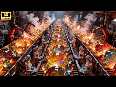 Inside the World’s Most High-Tech Glass Factory: The Incredible Marble Making Process