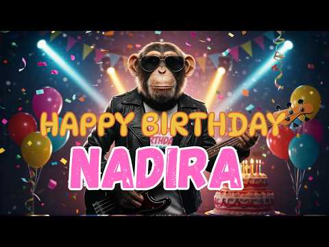 NADIRA Happy Birthday Song - Happy Birthday to Nadira