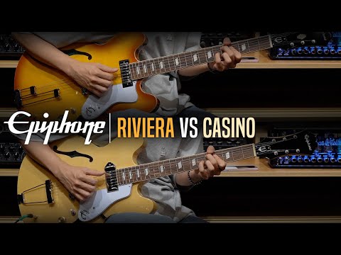 Epiphone Riviera VS Casino Review (No Talking)