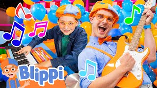 Blippi vs. Miles Music Kid! 🎶 Who Wins the Music Challenge? 🎵🥁  @milesmusickid