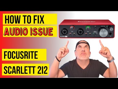 How to Fix Audio Issue (Mono) (Left or Right only) using Scarlett 2i2 Focusrite USB Interface
