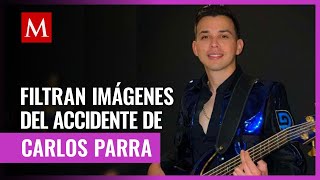 Images of the accident that killed singer Carlos Parra have been leaked