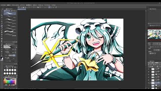 【イラストメイキング】アイコン候補絵