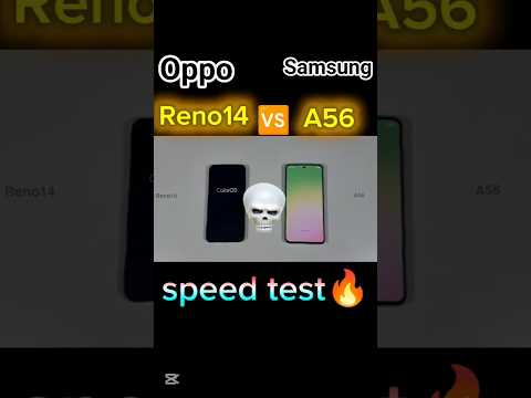 Oppo Reno 14 VS Samsung Galaxy A56 🔥 SPEED BATTLE!