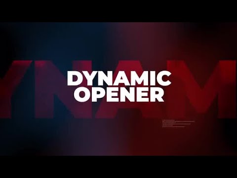 Dynamic Opener Final Cut Pro Templates