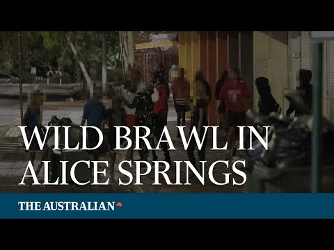 Wild brawl in Alice Springs as Northern Territory crisis unfolds (Watch)