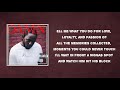 Kendrick Lamar XXX Lyrics