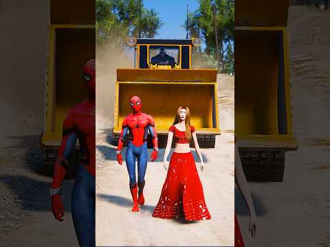 Red man helps spidey | GTA V | #shorts #252