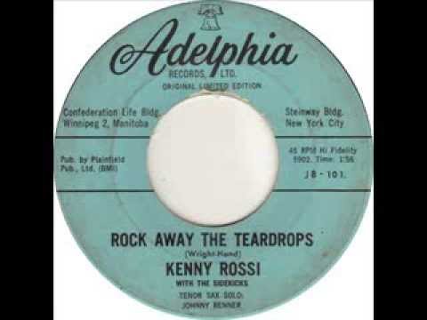 Thumbnail for Kenny Rossi with The Sidekicks - Rock Away The Teardrops / Problem Child (Adelphia 101/100) 1959