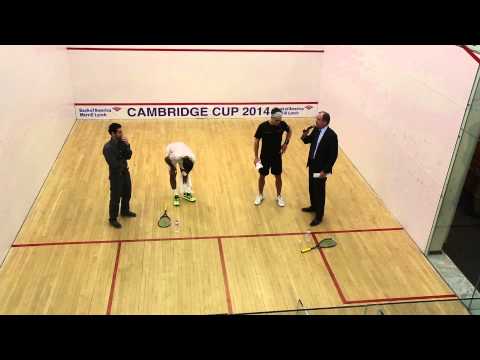 Shabana vs Anjema Game 5 of Merrill Lynch Cambridge Cup Semi Final