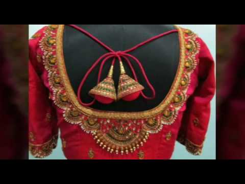 Blouse neck designs, blouse cutting models, embroidery work ...