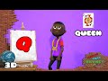 The Letter Q Hip Hop Song | Alphabet Rap Song A - Z | Nursery Rhymes 3D Animation | Rap Kids Songs