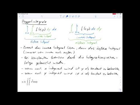 Übungsblatt8 Aufgabe a1 – Doppelintegral