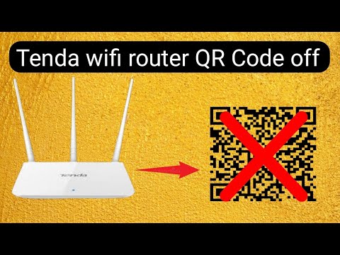 How to Tenda wifi router QR code off! tenda  routerka QR off kra