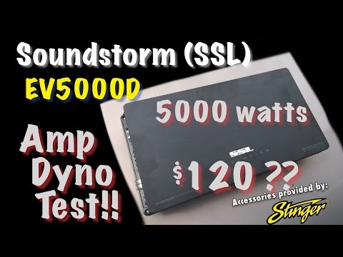 SSL EV5000D 5000 Watts for $120? Amp Dyno Test