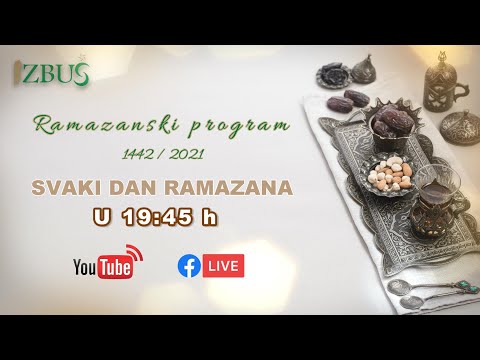 RAMAZANSKI PROGRAM 2021. (NAJAVA)