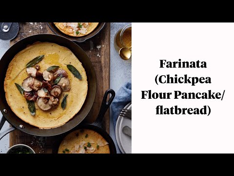 Farinata (Chickpea Flour Flat Bread)