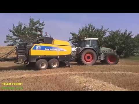 Pressatura Paglia 2014: Fendt 818 e New Holland BB960A