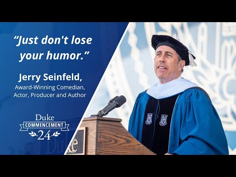 The Power of Work, Love, and Humor in Life - Commencement Speech
