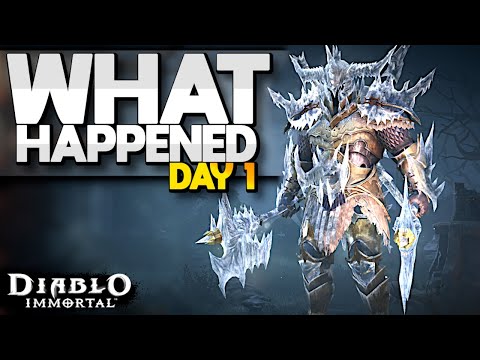 WHAT HAPPENED Day 1 in Diablo Immortal
