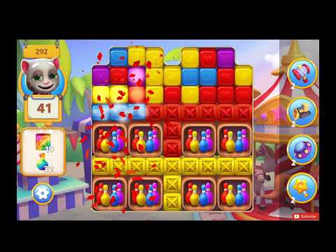 Talking Tom Fun Fair Level 292 NO BOOSTERS - A S GAMING