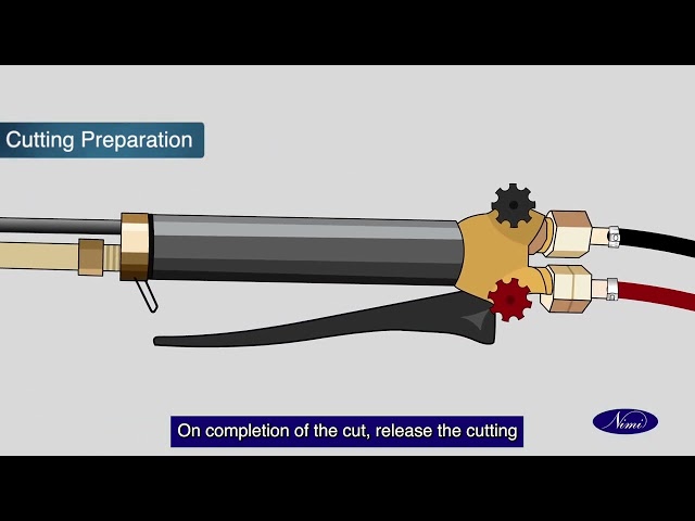 Oxy - Acetylene gas cutting - Circular cutting (Manual)