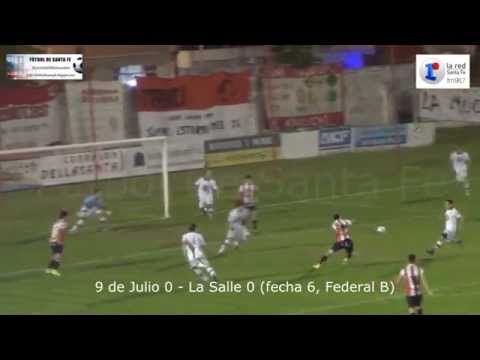 9 de Julio 0 -  La Salle 0 (resumen partido Federal B, fecha 6)