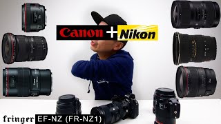 Fringer EF-NZ - Nikon Z6II - Canon EF to Nikon Z - Canon 100mm - Canon 24mm - Canon 16-35mm II