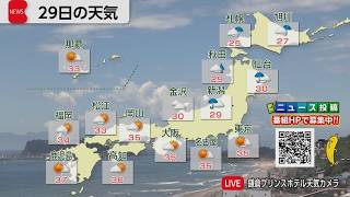 7月29日の天気