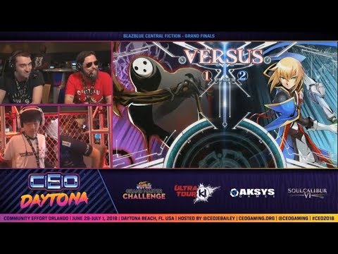 CEO 2018 BB:CF - GGWP  Souji (Arakune) Vs CAG  Fenritti (Jin) BlazBlue: Central Fiction Grand Finals