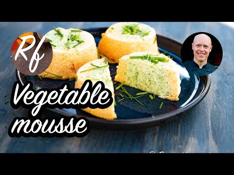How to make vegetable mousse with vegetables like broccoli and carrots, cream and eggs. >