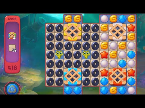 FishDom Levels 12094 - 12096 Mobile relaxing game#fishdom @FishgamesFishDom24