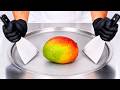 Mango Ice Cream Rolls ASMR Satisfying