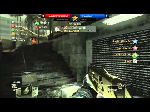 EGL7 : Mad Catz Call of Duty: MW3 (Xbox 360) : apeX.Knockou7 vs Inception : WBR3 - Map 1