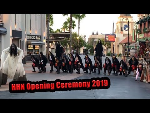 Front Row! Halloween Horror Nights Opening Ceremony  2019