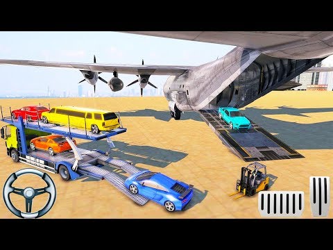 Car Transporter Truck Driver:Cargo Plane Simulator Android Gameplay Part 1