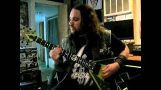 Ryan Waste of Municipal Waste Thrashing His Kahler Tremolo