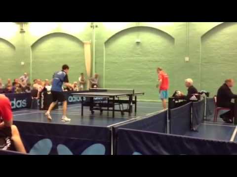 DM-finale bordtennis 2012. K. Sternberg vs D. Reed