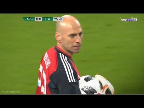 Willy Caballero vs Italia - Debut en la Selección Argentina - Amistoso 23/03/2018