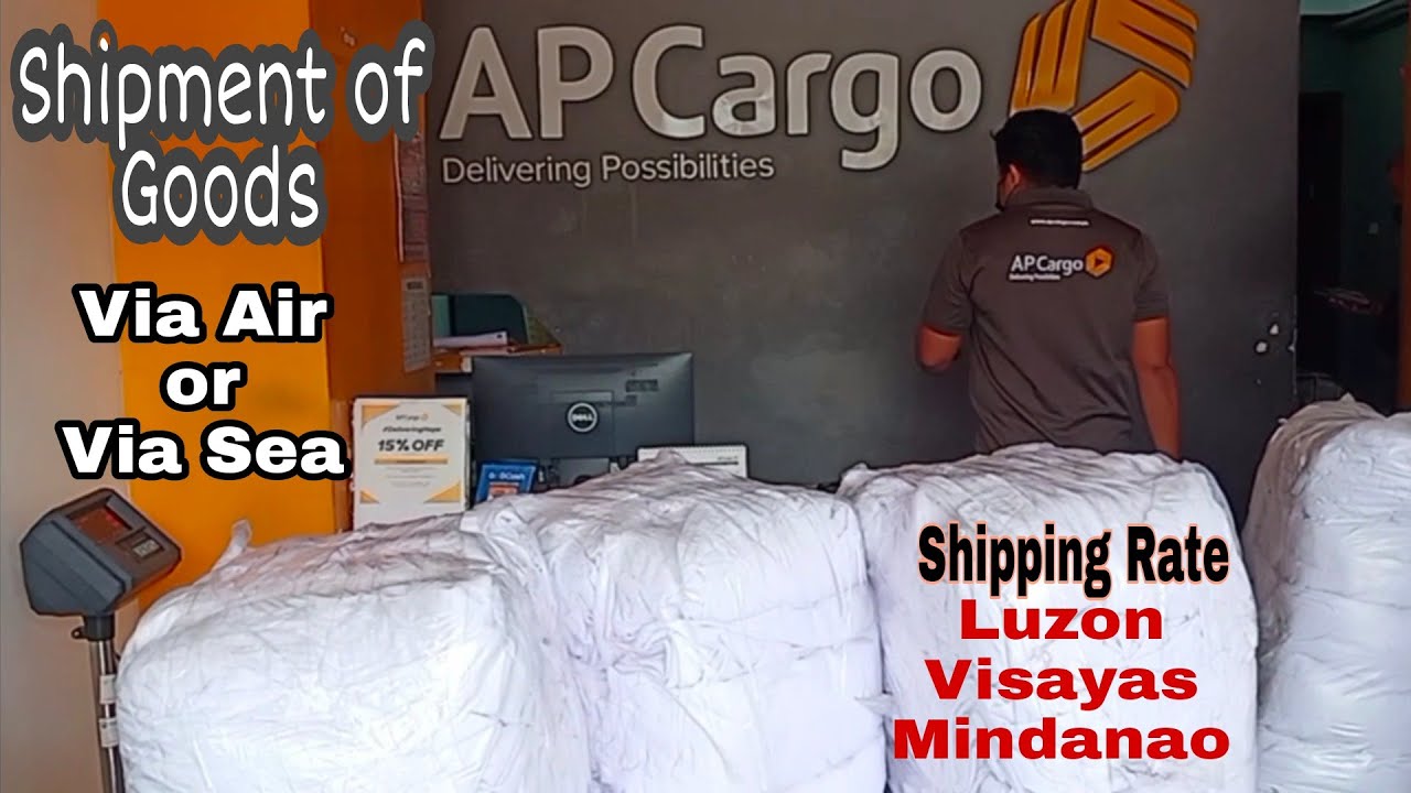 MAGKANO ANG SHIPPING  RATE SA AP CARGO VIA AIR FROM NCR TO MINDANAO I APPAREL MANUFACTURER