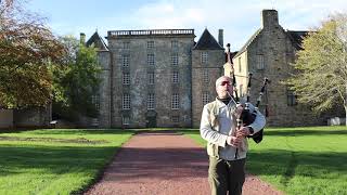 Flower of Scotland/Murdo&#39;s Wedding, at Kinneil House, Bo&#39;ness. (Piping 100 Day 96)