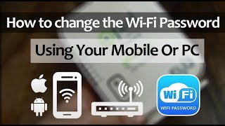 How to  Change Your WiFi Name/Password From Phone or PC - Tutorial