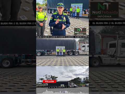 #policia || Cayó Cargamento con más de 700 kilos de sustancia ilegal #colombia #noticias