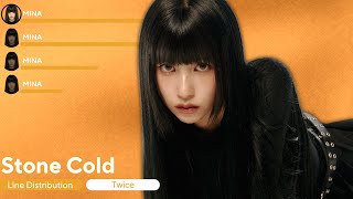 Download lagu TWICE - Stone Cold (MINA) [Line Distribution   Lyrics] mp3