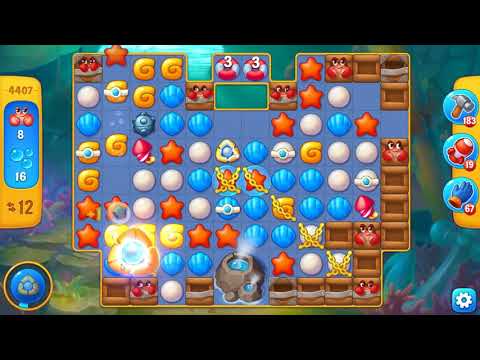 Fishdom level 4407 🐠 Playrix HD