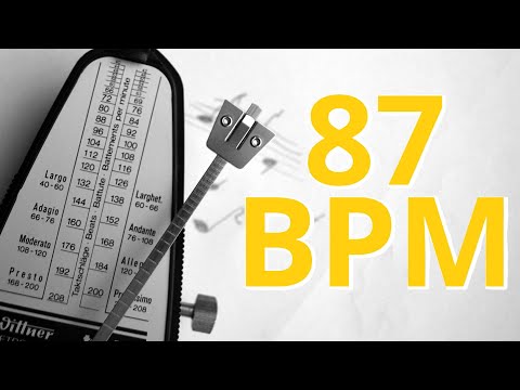 87 BPM METRONOME - Unlock Your Groove (30min)